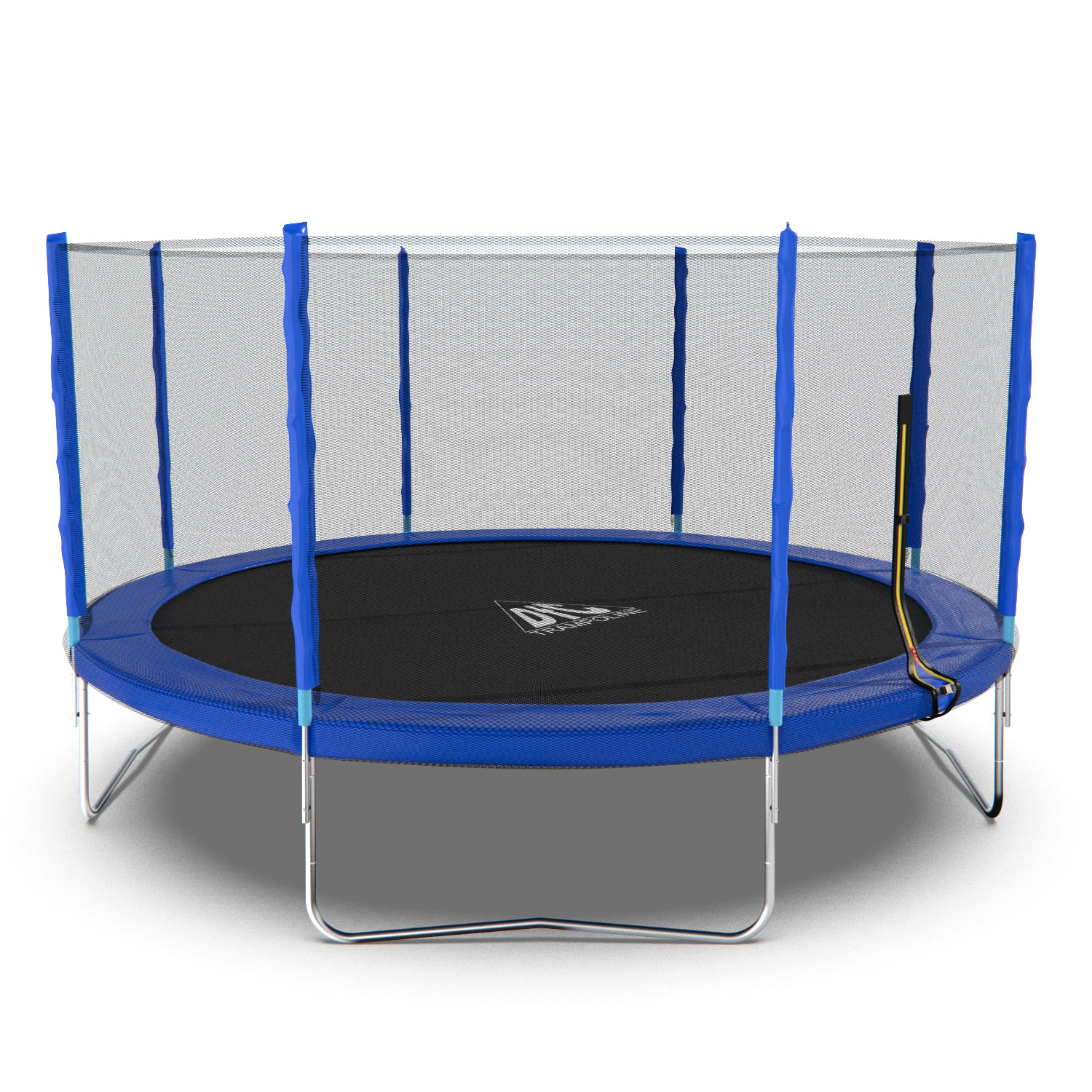 Батут DFC Trampoline Fitness с сеткой 14ft Синий — купить по цене 22990 руб  в интернет-магазине с доставкой по всей РФ | Дриада Спорт