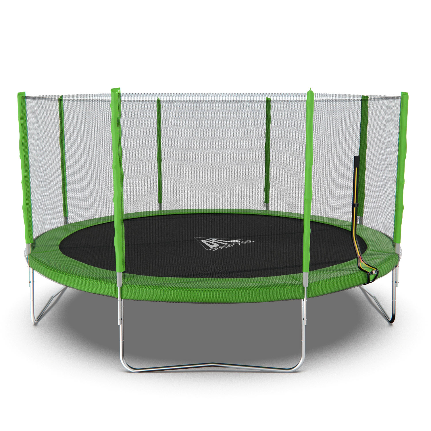 Батут DFC Trampoline Fitness с сеткой 14ft Светло-зелёный — купить по цене  22990 руб в интернет-магазине с доставкой по всей РФ | Дриада Спорт