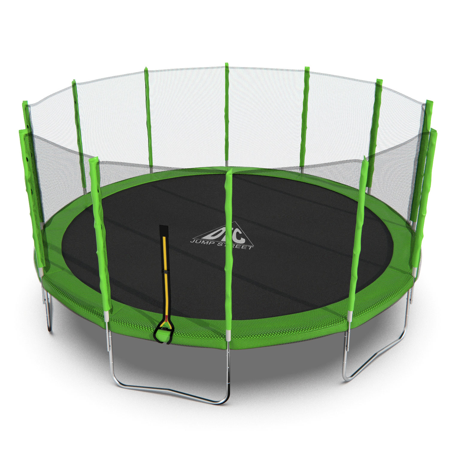 Батут DFC Trampoline Fitness с сеткой 16ft Светло-зелёный — купить по цене  29990 руб в интернет-магазине с доставкой по всей РФ | Дриада Спорт