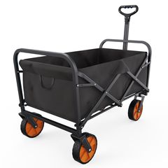 Тележка для кемпинга, дачи и сада DFC с оранжевыми колесами, до 125 кг