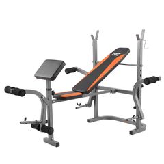 СКАМЬЯ СО СТОЙКАМИ ПОД ШТАНГУ С ОПЦИЯМИ DFC D126