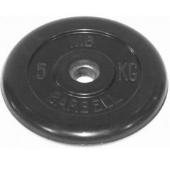 Диск обрезиненный BARBELL MB (металлическая втулка) 5 кг / диаметр 31 мм