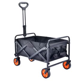 Тележка для кемпинга, дачи и сада DFC с оранжевыми колесами, до 125 кг