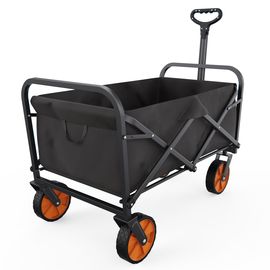 Тележка для кемпинга, дачи и сада DFC с оранжевыми колесами, до 125 кг