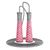 Спортивная скакалка DFC с подшипниками / 300 см / розовая