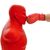 Манекен DFC Boxing Punching Man-Heavy c регулировкой высоты  TLS-AR (красный)