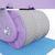 Тренажёр для пресса AB Roller SND-P фиолетовый с ковриком 34 х 17 x 0.6 cм