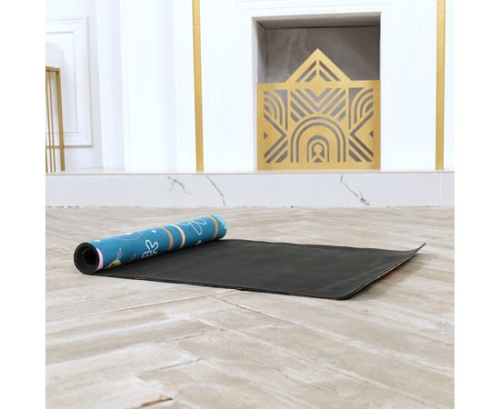 Коврик для фитнеса и йоги DFC Meditation Deluxe, 183x68x0,5 см, Deer