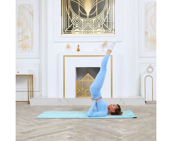 Коврик для фитнеса и йоги DFC Meditation Deluxe, 183x68x0,5 см, Lotus