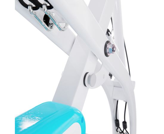 Велотренажер X-Bike DFC DavCreator Max, бело-голубой