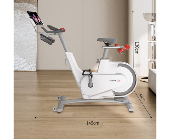 Велотренажер YESOUL Smart Spinning bike V1 белый