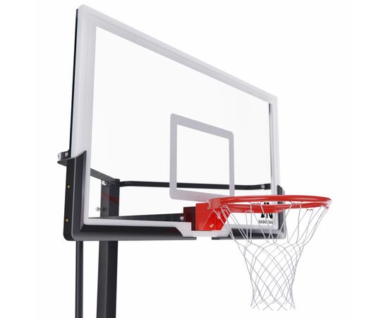 Усиленная баскетбольная стационарная стойка DFC ING 54" / закаленное стекло