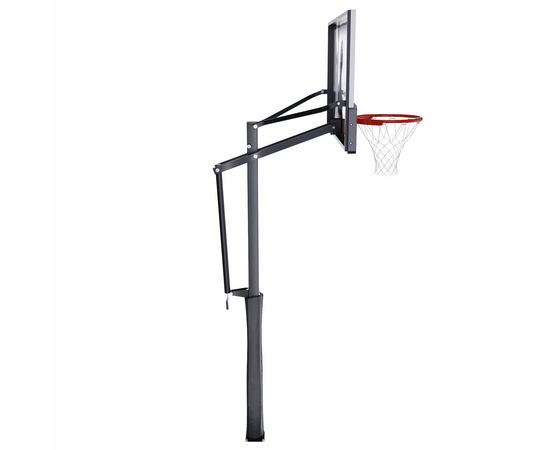 Усиленная баскетбольная стационарная стойка DFC ING 54" / закаленное стекло