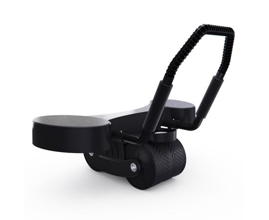 Тренажёр для пресса AB Roller SND чёрный с ковриком  45 х 30 x 3.5 cм