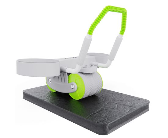 Тренажёр для пресса AB Roller SND-GT зеленый с ковриком 45 х 30 x 3.5 cм