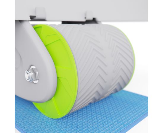 Тренажёр для пресса AB Roller SND-G зеленый с ковриком 34 х 17 x 0.6 cм