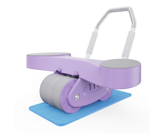 Тренажёр для пресса AB Roller SND-P фиолетовый с ковриком 34 х 17 x 0.6 cм