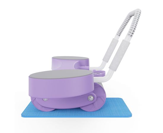 Тренажёр для пресса AB Roller SND-P фиолетовый с ковриком 34 х 17 x 0.6 cм