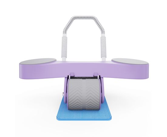 Тренажёр для пресса AB Roller SND-P фиолетовый с ковриком 34 х 17 x 0.6 cм