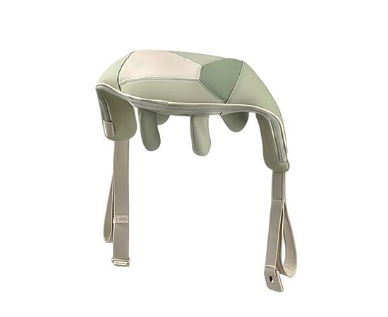 Вибромассажер для плеч и шеи DFC LAZYCLOUD, зеленый