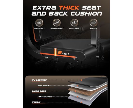 Тренажер для сгибания-разгибания ног DFC D030A