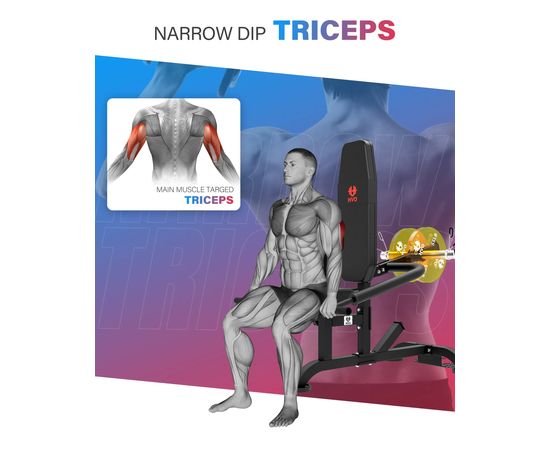 Тренажер для бицепса и трицепса DFC D2003A