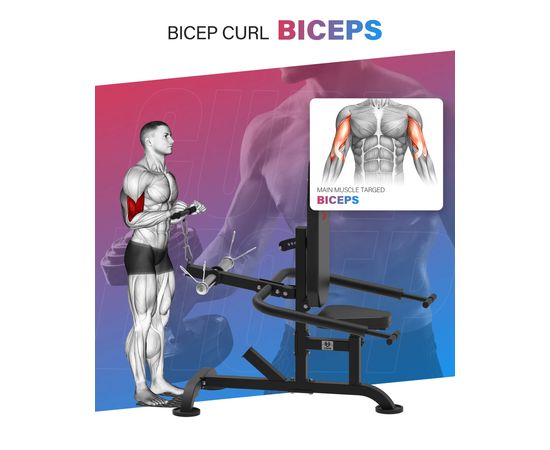 Тренажер для бицепса и трицепса DFC D2003A