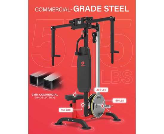 Тренажер сведение/разведение рук, верхняя тяга DFC D2042A