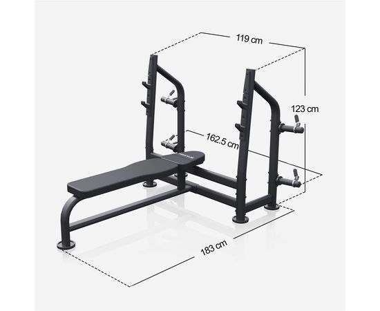 Скамья со стойками под штангу STONERISE D5001