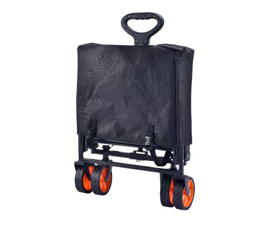 Тележка для кемпинга, дачи и сада DFC с оранжевыми колесами, до 125 кг