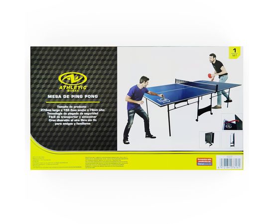 Теннисный стол DFC ATHLETIC , размер по стандарту ITTF 274 x 152 см сетка в комплекте