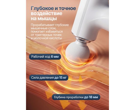 Перкуссионный массажер для тела, шеи и спины DFC YESOUL