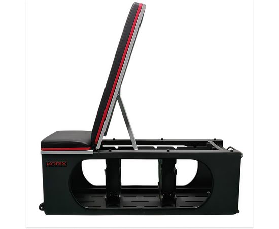 Многофункциональная силовая скамья DFC KORIX WB990 с местом для хранения до 8 гантелей