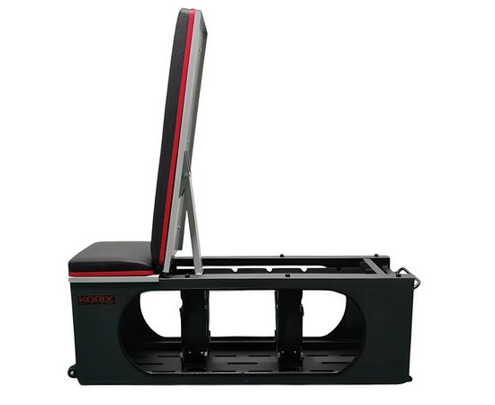 Многофункциональная силовая скамья DFC KORIX WB990 с местом для хранения до 8 гантелей