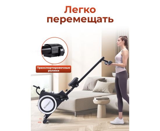 Гребной тренажер DFC ECHANFIT, складной