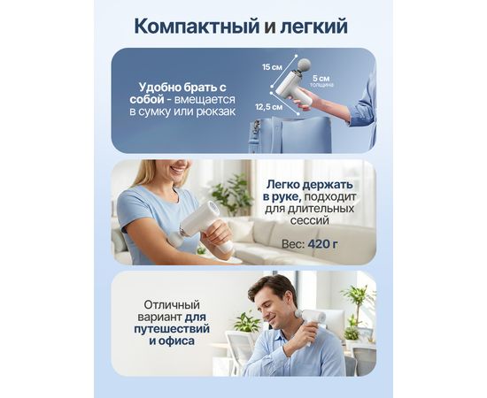 Перкуссионный массажер для тела, шеи и спины DFC YESOUL