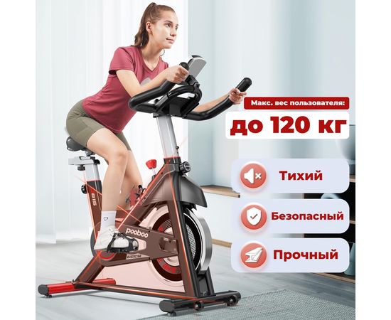 Спин-байк DFC Pooboo / магнитный, до 120 кг