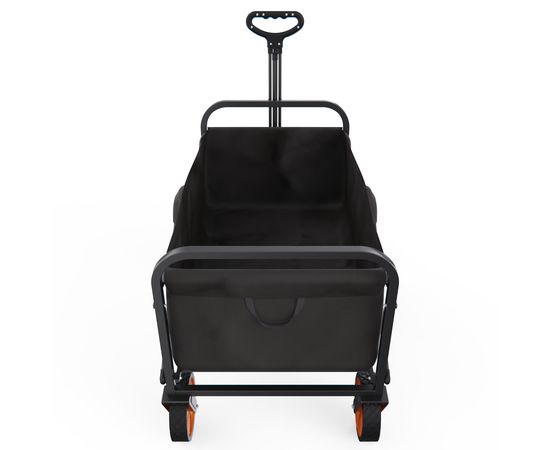 Тележка для кемпинга, дачи и сада DFC с оранжевыми колесами, до 125 кг