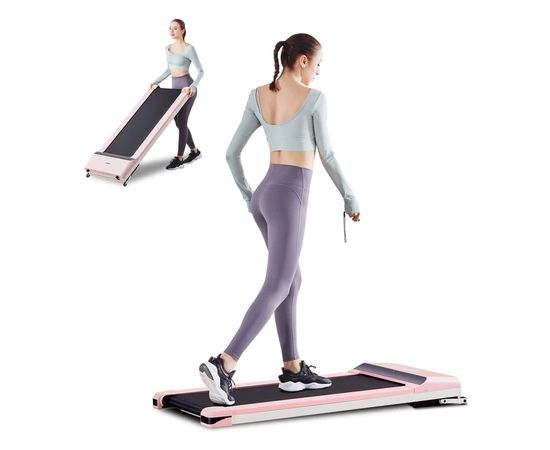 Компактная беговая дорожка DFC UMAY, розовая