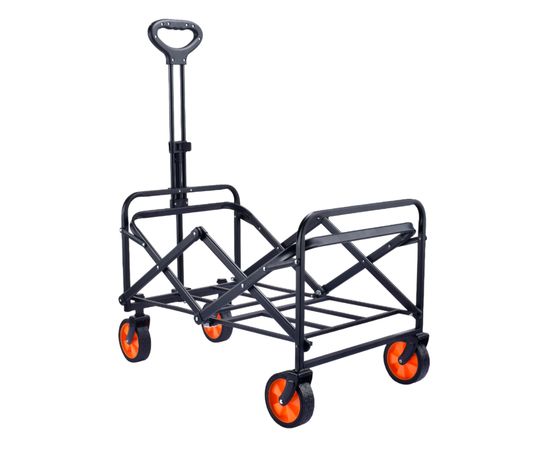 Тележка для кемпинга, дачи и сада DFC с оранжевыми колесами, до 125 кг
