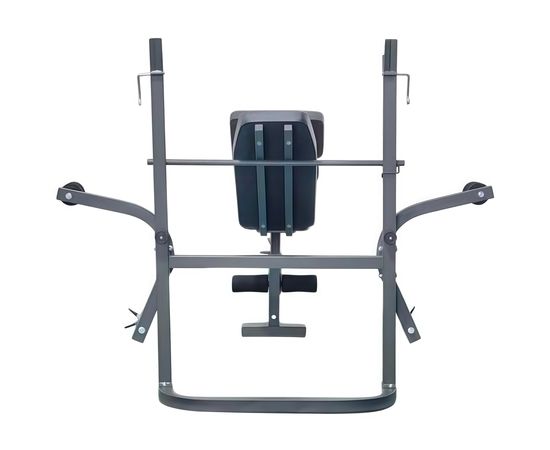 Скамья со стойками под штангу с опциями DFC D126