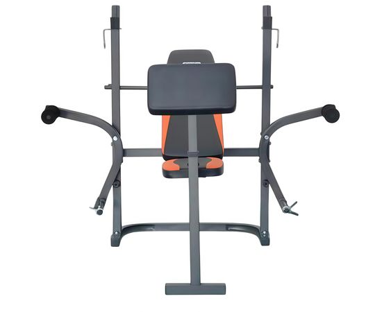 Скамья со стойками под штангу с опциями DFC D125