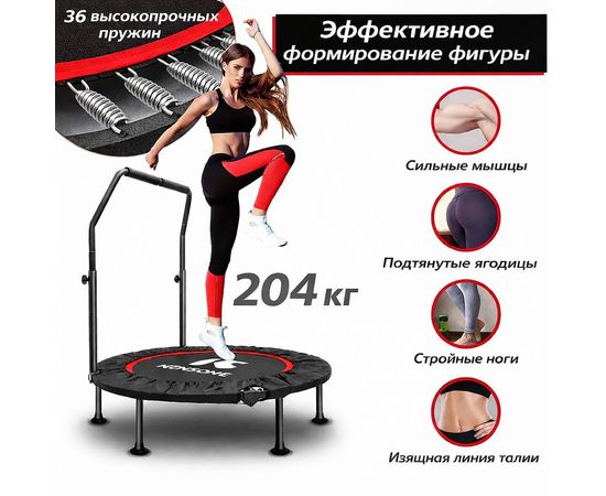 Батут для фитнеса DFC KENSONE 48" BSD-48-Black с поручнем