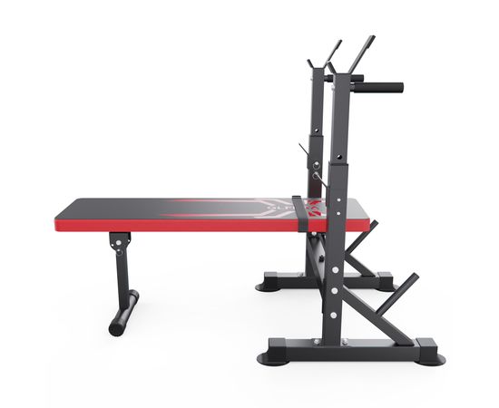 Скамья со стойками под штангу DFC GLFERA 408C