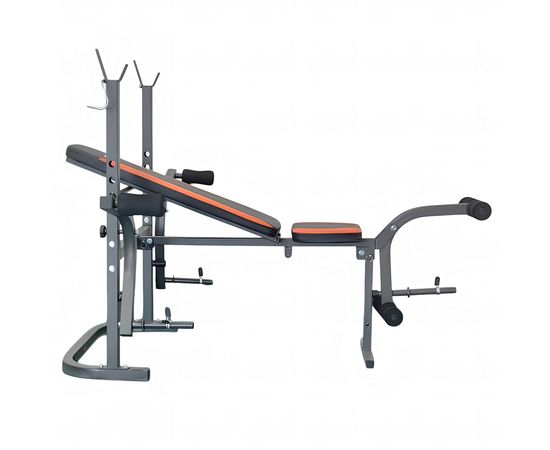 Скамья со стойками под штангу с опциями DFC D124