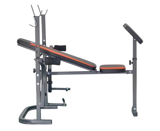 Скамья со стойками под штангу с опциями DFC D125