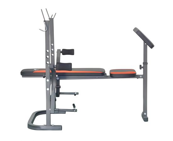 Скамья со стойками под штангу с опциями DFC D125