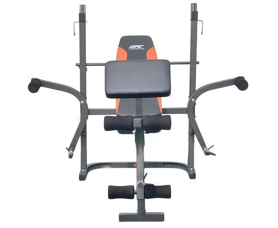 Скамья со стойками под штангу с опциями DFC D126