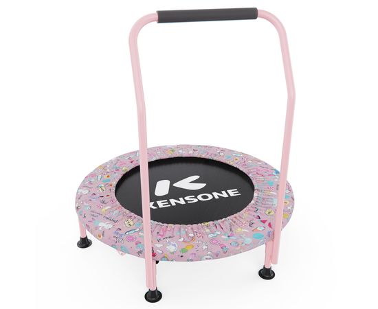 Детский батут DFC KENSONE 36" BSD-KT-U bar-Pink с поручнем