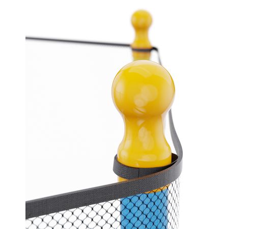 Батут каркасный DFC цветной 137 см с защитной сеткой